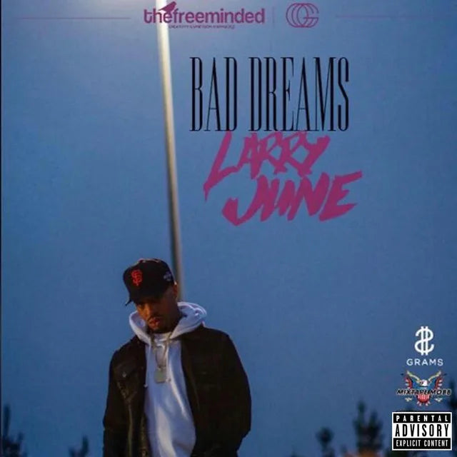 Music print | Larry June - Bad Dreams poster connecté