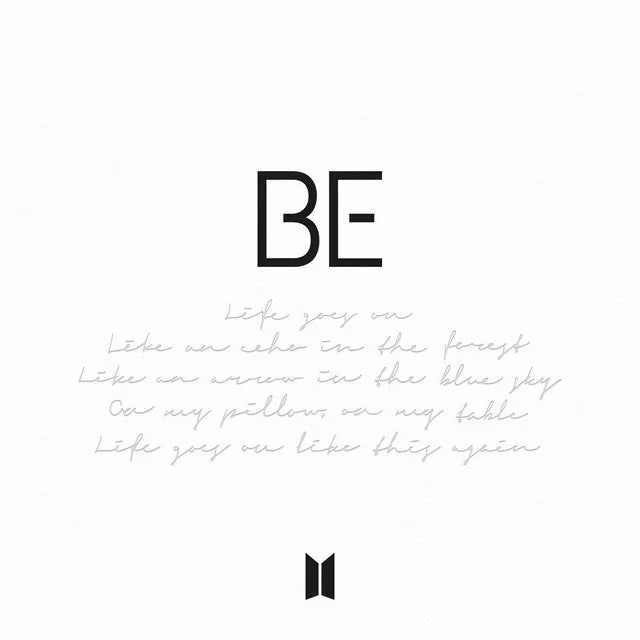 Music print | BTS - BE poster connecté