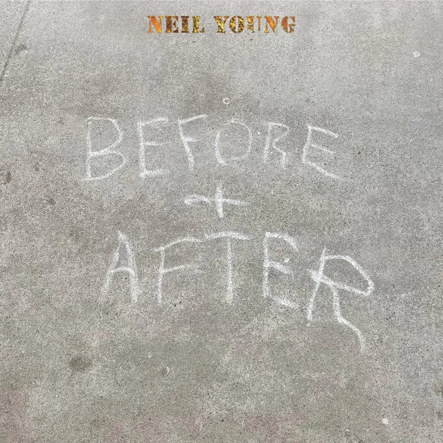 Music print | Neil Young - Before and After poster connecté