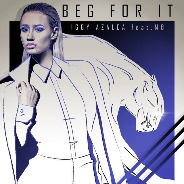 Music print | Iggy Azalea - Beg For It (Remixes) poster connecté