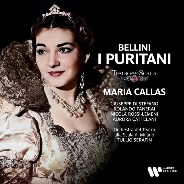 Music print | Vincenzo Bellini & Maria Callas & Orchestra Del Teatro Alla Scala, Milano & Tullio Serafin - Bellini: I Puritani poster connecté