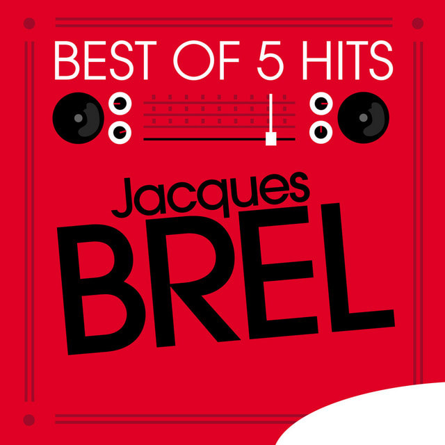 Music print | Jacques Brel - Best of 5 Hits - EP poster connecté