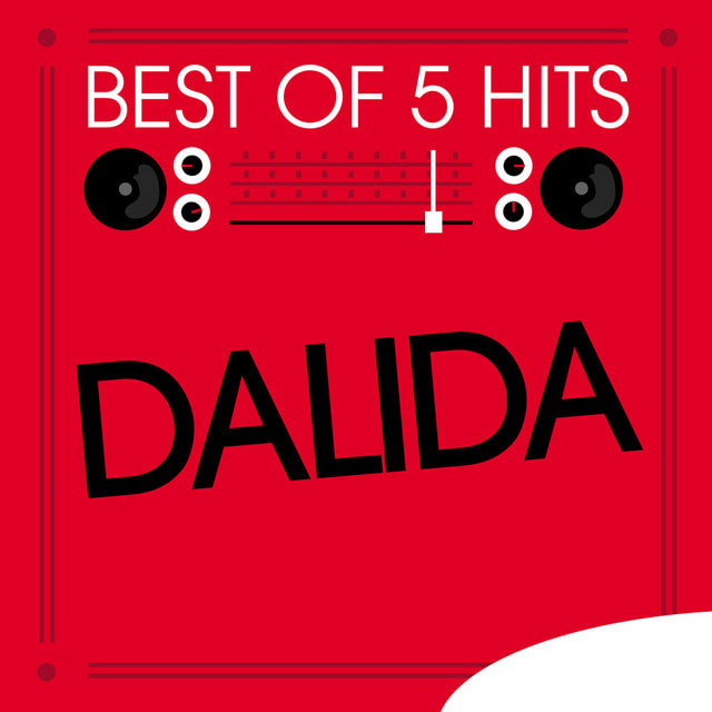 Music print | Dalida - Best of 5 Hits - EP poster connecté