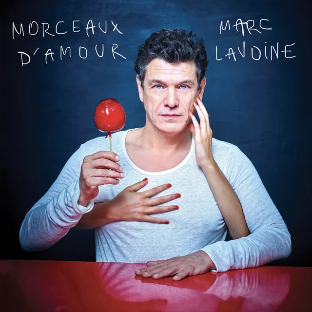 Music print | Marc Lavoine - Best Of - Morceaux d’amour poster connecté