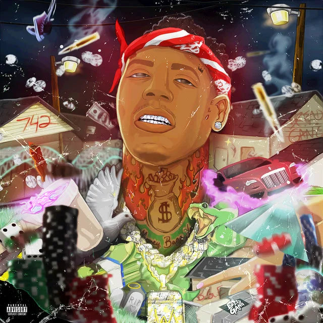 Music print | Moneybagg Yo - Bet On Me poster connecté