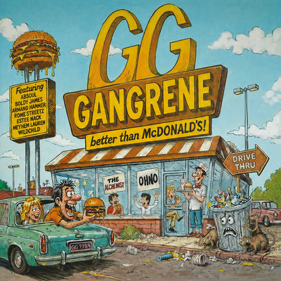 Music print | The Alchemist & Oh No & Gangrene - Better Than McDonald's