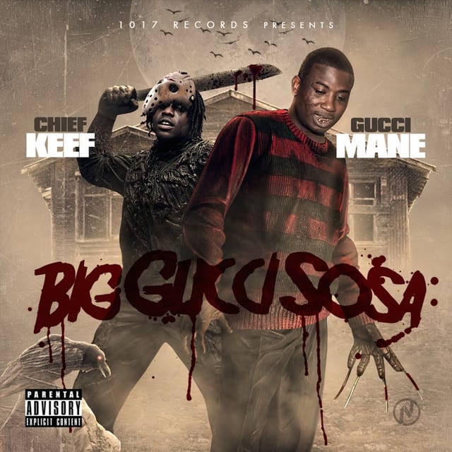 Music print | Chief Keef & Gucci Mane - Big Gucci Sosa poster connecté