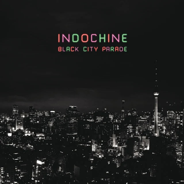 Music print | Indochine - Black City Parade poster connecté