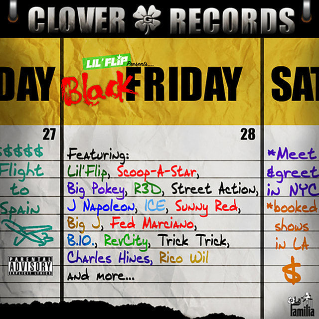 Music print | Lil' Flip - Black Friday poster connecté