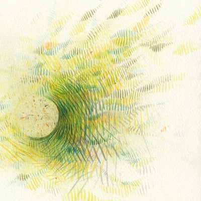 Music print | fat jon - Black Time Circle