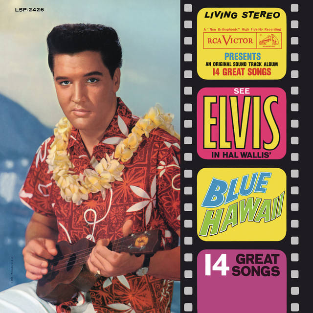 Music print | Elvis Presley - Blue Hawaii poster connecté