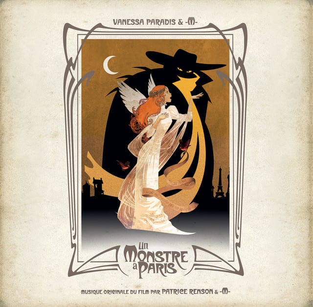 Music print | -M- & Vanessa Paradis & Patrice Renson - BOF Un Monstre A Paris (Limited Edition) poster connecté