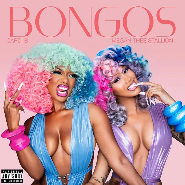 Music print | Cardi B & Megan Thee Stallion - Bongos: The Pack poster connecté