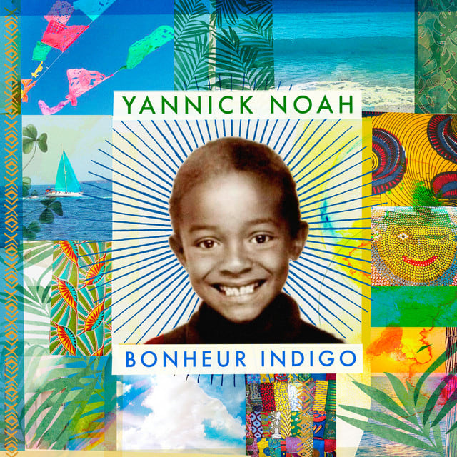 Music print | Yannick Noah - Bonheur indigo poster connecté