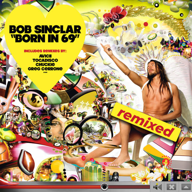 Music print | Bob Sinclar - Born in 69 (Remixed) poster connecté