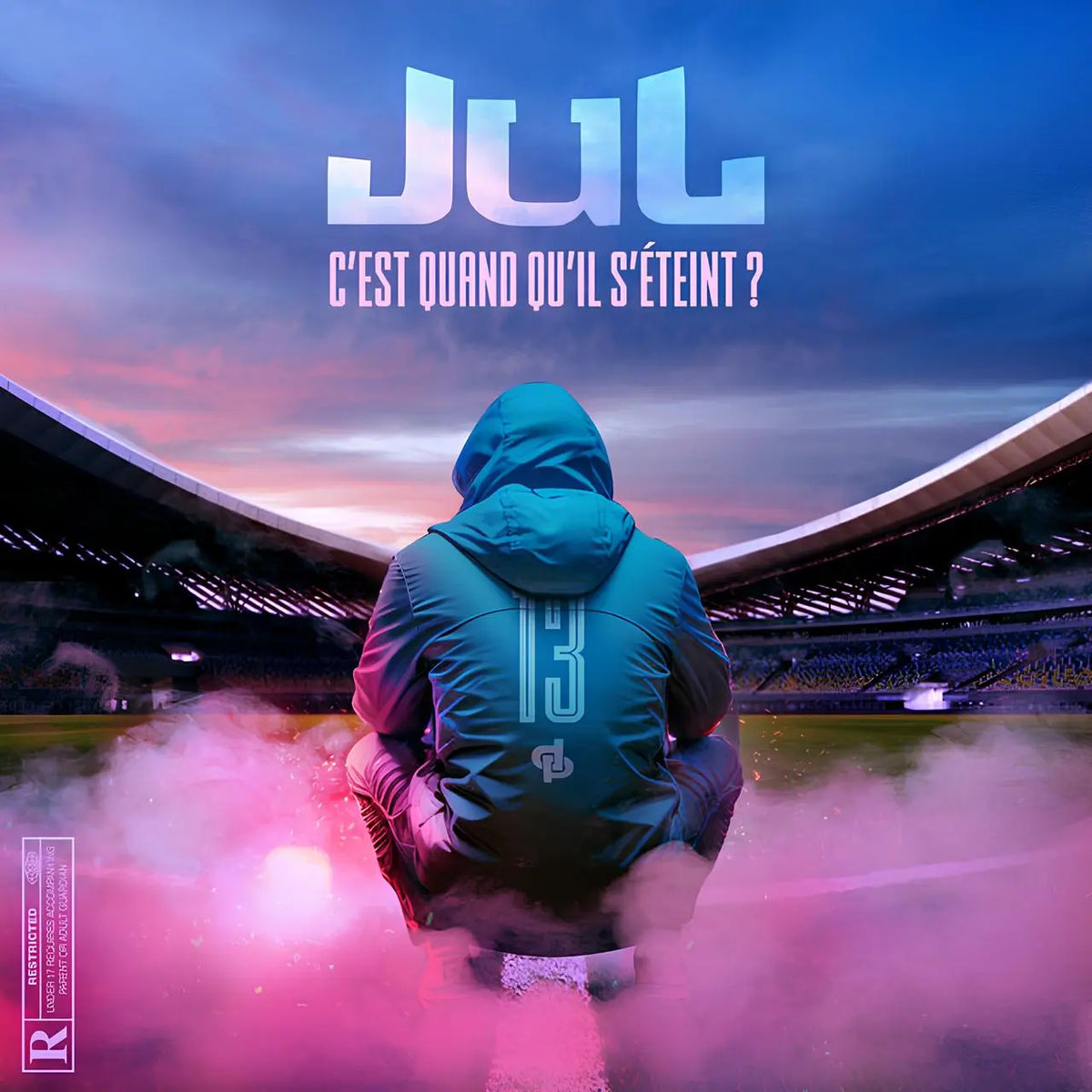 Music print | Jul - C'est quand qu'il s'éteint ? poster connecté