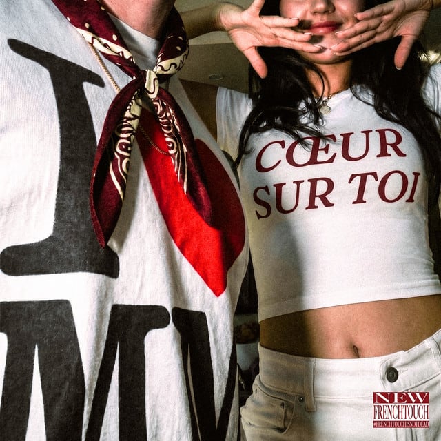 Affiche de l'album Cœur sur toi de Majeur Mineur & Sto, poster connecté NFC 30 × 30 cm