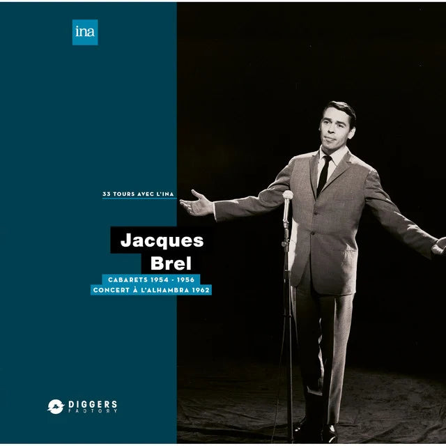 Music print | Jacques Brel - Cabarets (1954-1956) / A l'Alambra (1962) poster connecté