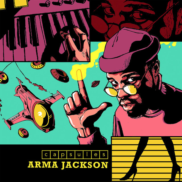 Music print | Arma Jackson - Capsules poster connecté