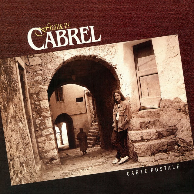 Music print | Francis Cabrel - Carte postale (Remastered) poster connecté