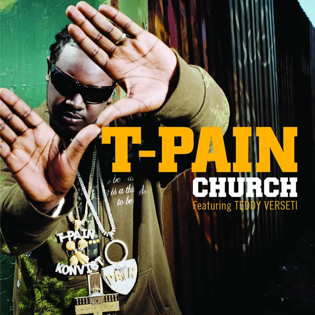 Music print | T-Pain - Church poster connecté