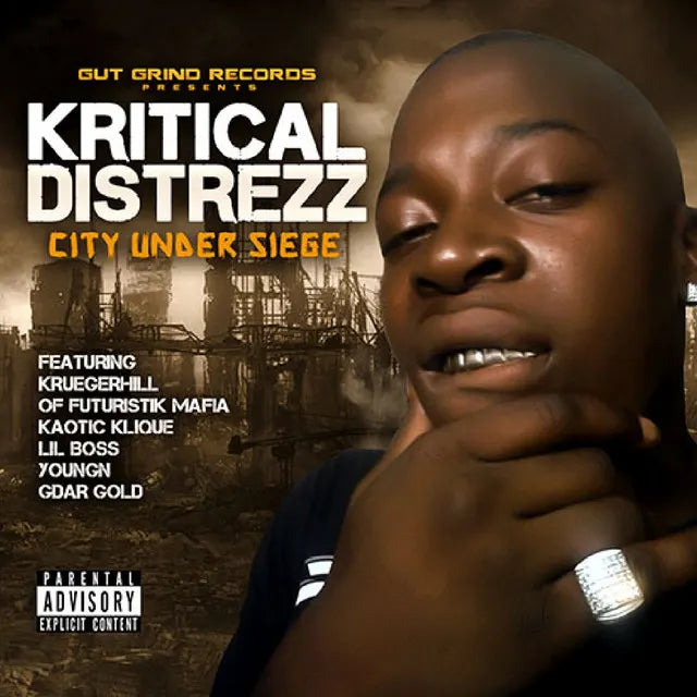 Music print | Kritical Distrezz - City Under Siege poster connecté