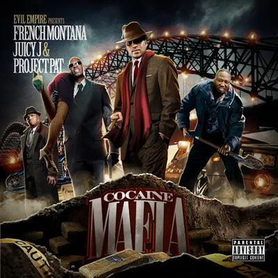 Music print | French Montana & Juicy J & Project Pat - Cocaine Mafia