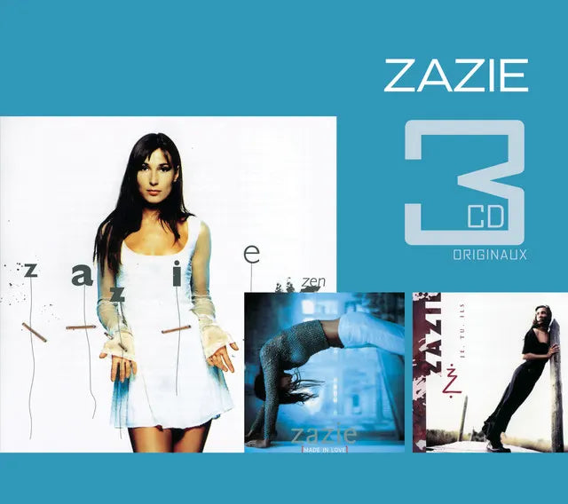 Music print | Zazie - Coffret 3Cd poster connecté