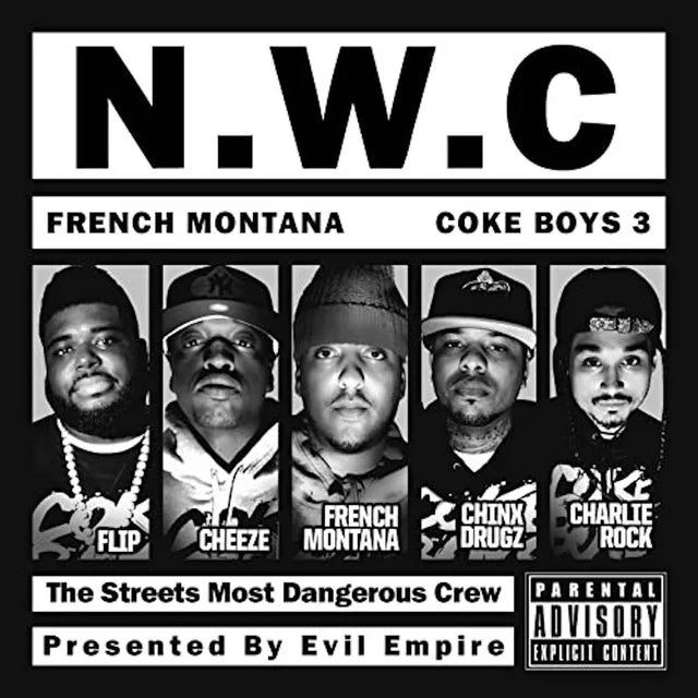 Music print | French Montana - Coke Boys 3 poster connecté