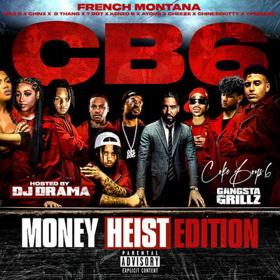 Music print | French Montana & DJ Drama - Coke Boys 6: Money Heist Edition
