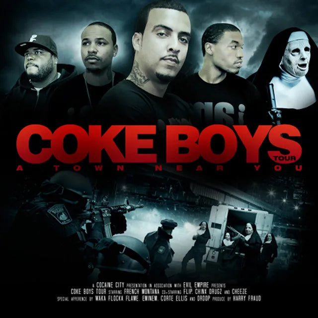 Music print | French Montana - Coke Boys Tour poster connecté