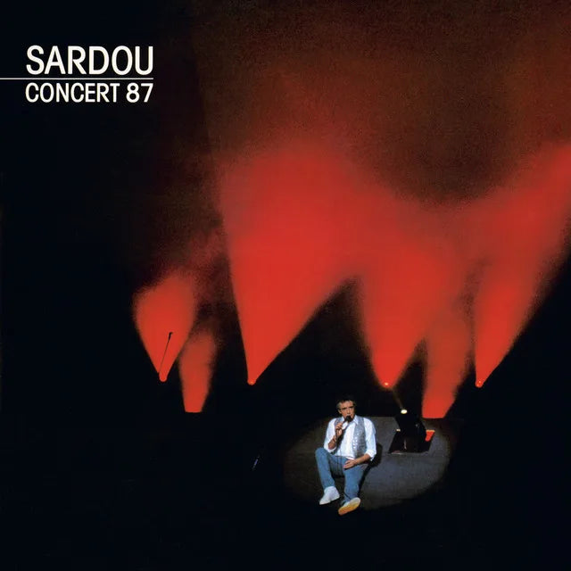 Music print | Michel Sardou - Concert 87 (Live au Palais des Congrès, Paris / 1987) poster connecté