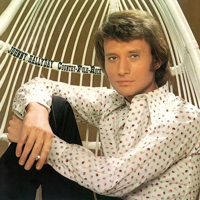 Music print | Johnny Hallyday - Country-Folk-Rock poster connecté