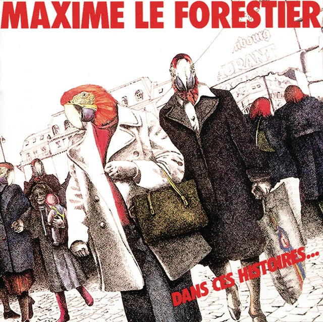 Music print | Maxime Le Forestier - Dans Ces Histoires poster connecté