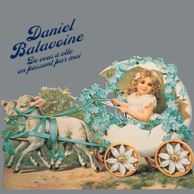Music print | Daniel Balavoine - De vous à elle en passant par moi (Remastered) poster connecté