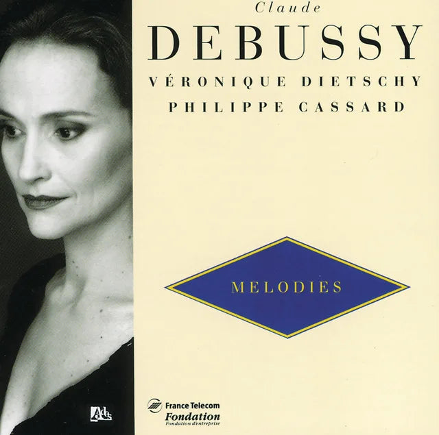 Music print | Claude Debussy & Veronique Dietschy & Philippe Cassard - Debussy: Melodies Vol.1-Ariettes Oubliées-Fêtes Galantes-5 Poèmes De Baudelaires poster connecté