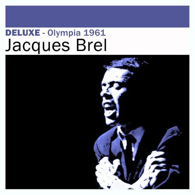 Music print | Jacques Brel - Deluxe: Olympia 1961 (Live) poster connecté