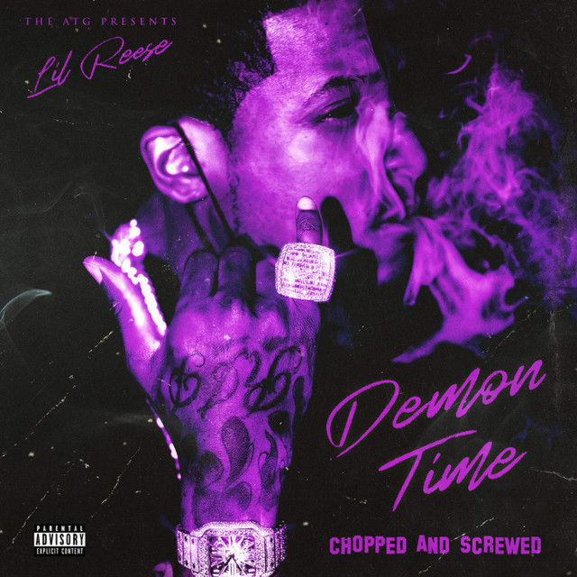 Music print | Lil Reese & ATG Productions - Demon Time (Chopped & Screwed) poster connecté