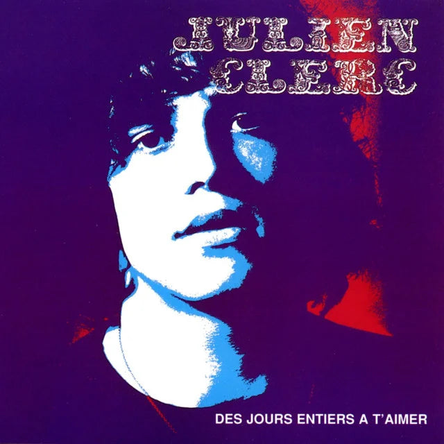 Music print | Julien Clerc - Des jours entiers à t’aimer poster connecté