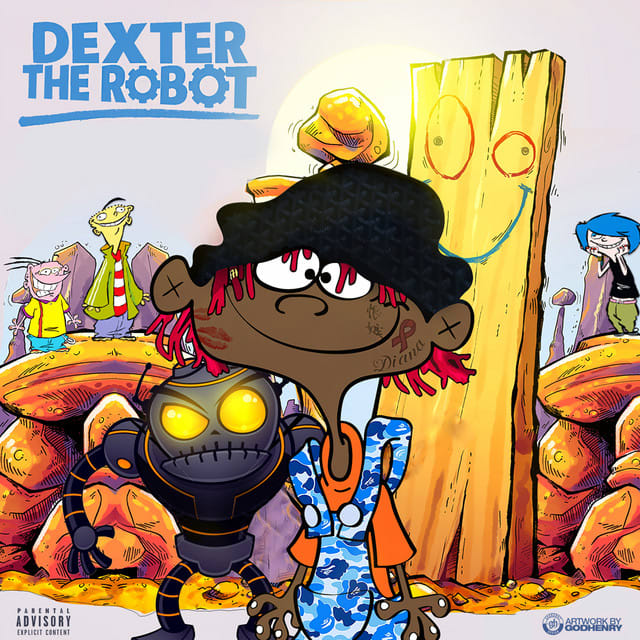 Music print | Famous Dex - Dexter the Robot poster connecté