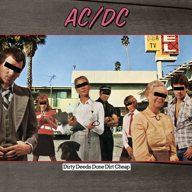 Music print | AC/DC - Dirty Deeds Done Dirt Cheap poster connecté
