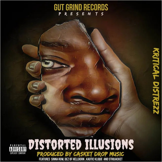 Music print | Kritical Distrezz - Distorted Illusions poster connecté