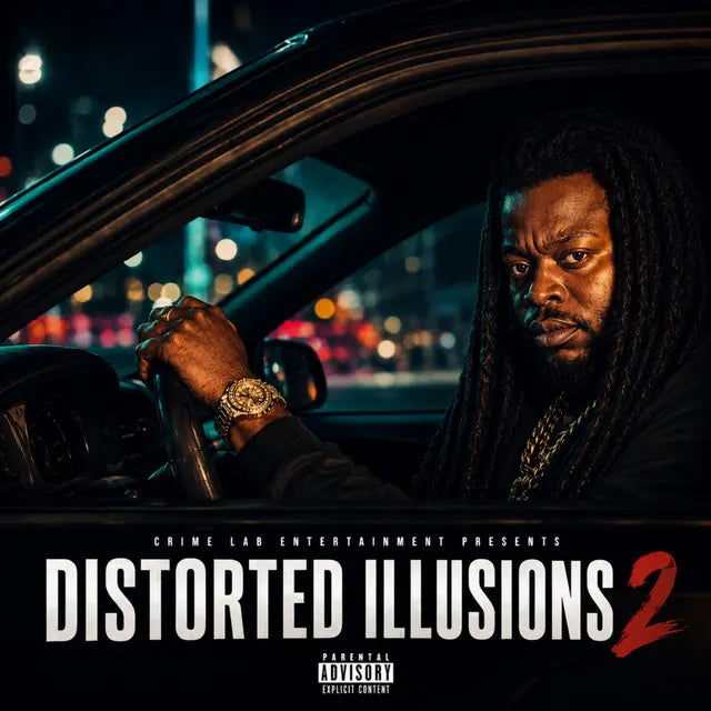 Music print | Crime Boss & Kritical Distrezz - Distorted Illusions 2 poster connecté