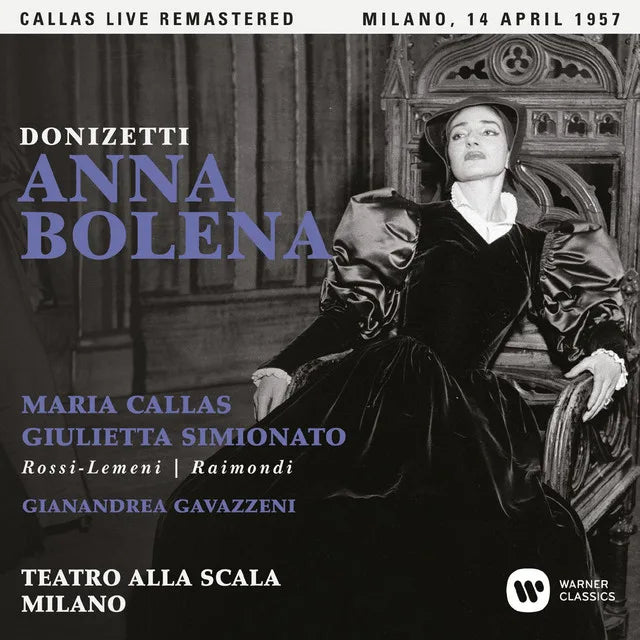Music print | Gaetano Donizetti & Maria Callas - Donizetti: Anna Bolena (1957 - Milan) - Callas Live Remastered poster connecté
