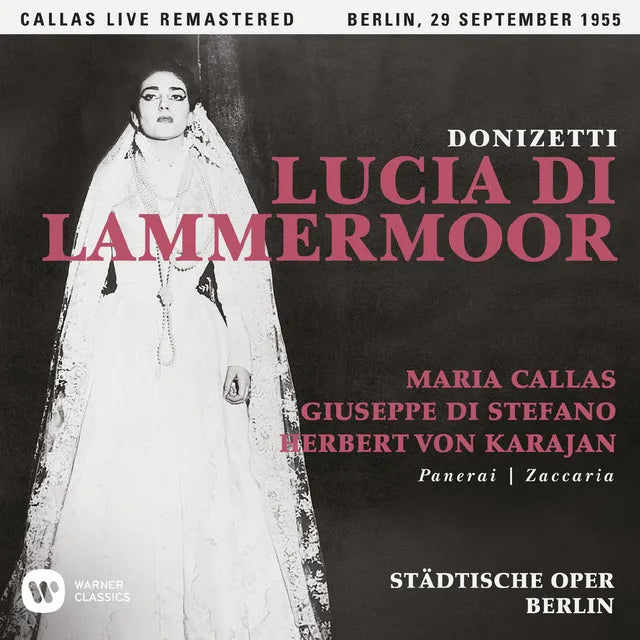 Music print | Gaetano Donizetti & Maria Callas - Donizetti: Lucia di Lammermoor (1955 - Berlin) - Callas Live Remastered poster connecté
