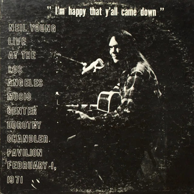 Music print | Neil Young - Dorothy Chandler Pavilion 1971 (Live) poster connecté