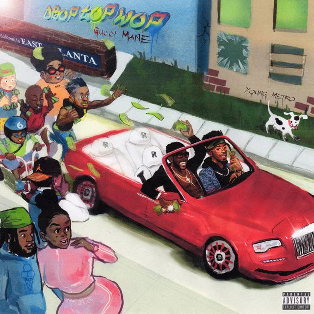 Music print | Gucci Mane - Droptopwop poster connecté