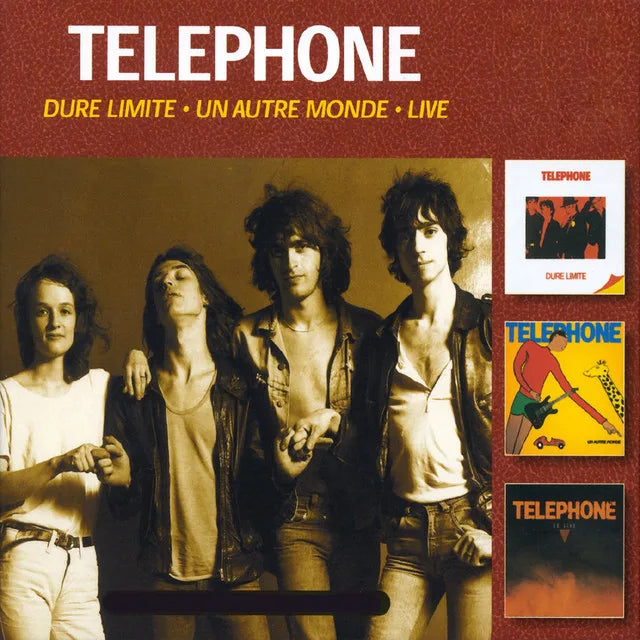 Music print | Téléphone - dure limite-un autre monde-le live poster connecté