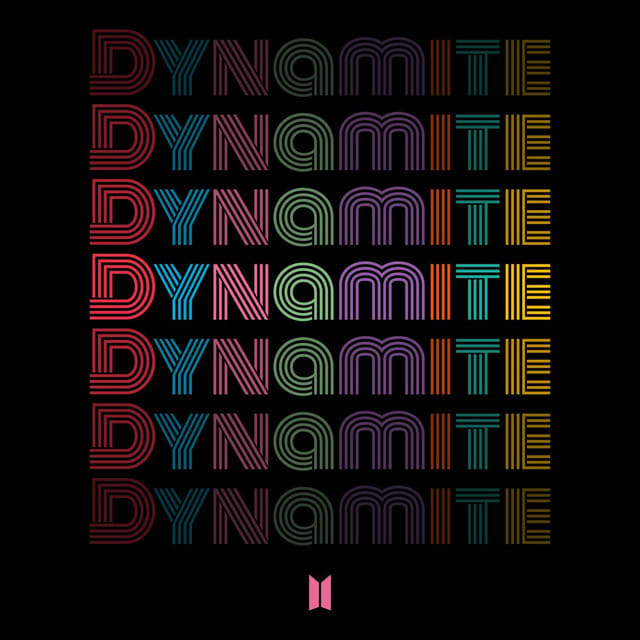 Music print | BTS - Dynamite (NightTime Version) poster connecté