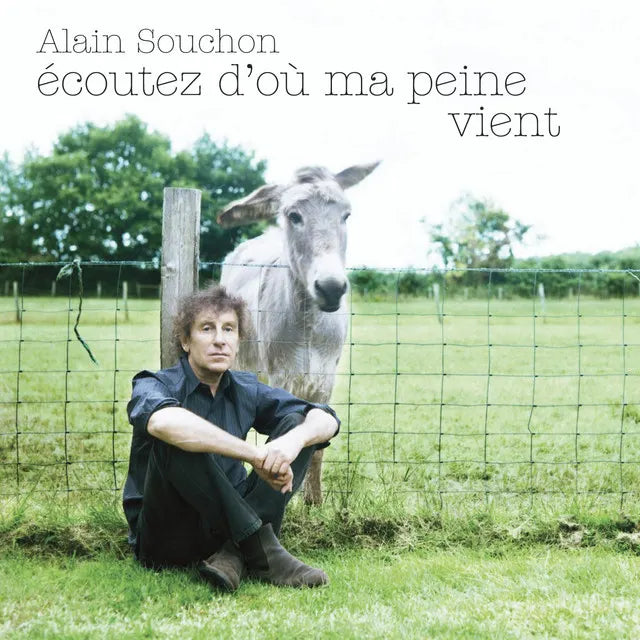 Music print | Alain Souchon - Ecoutez d'où ma peine vient poster connecté